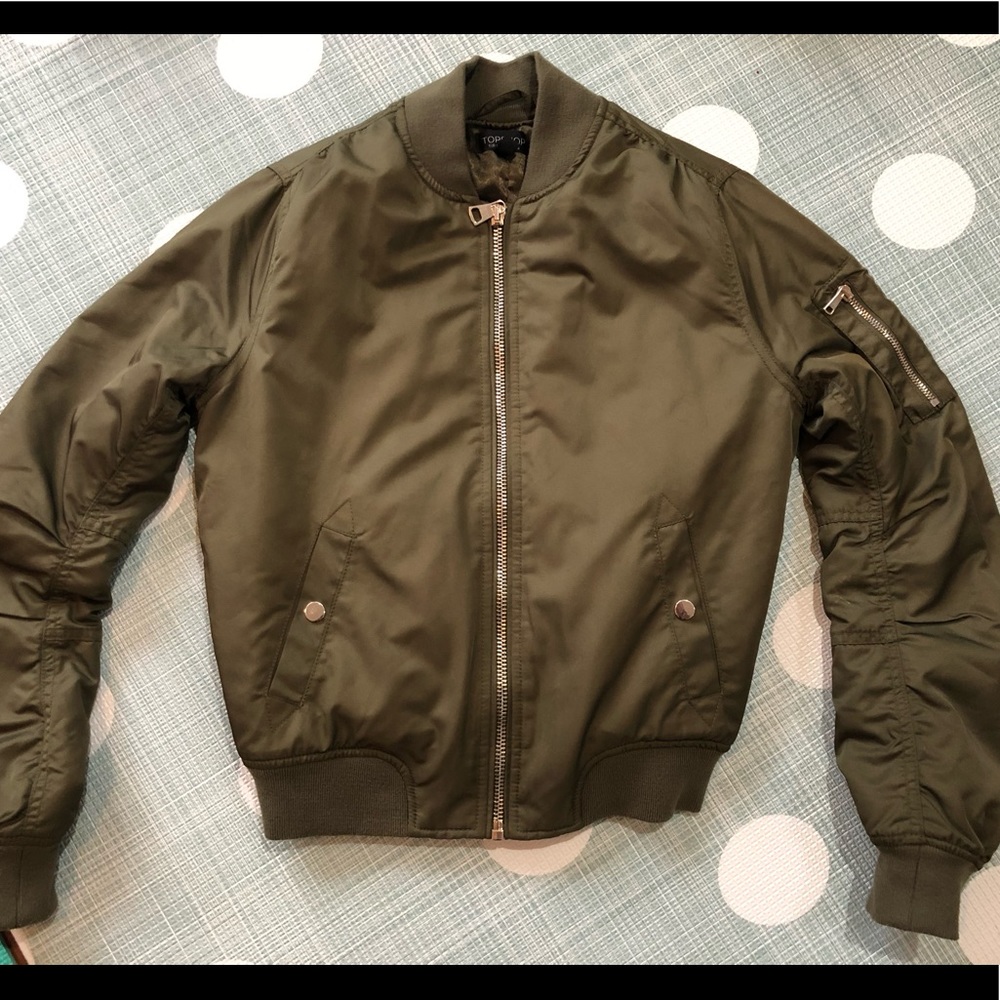 Top shop olive Bomber Jacket